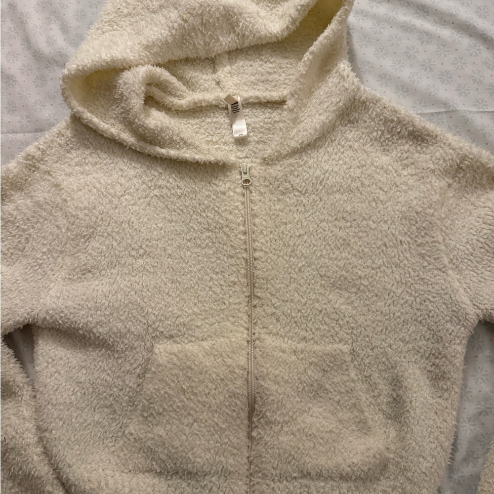 Skims Cream Zip-Up Jacket - Picture 2 of 4